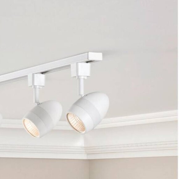 NEW Hampton Bay 4' 3 Light Integrated LED Linear Track Lighting Kit Round Head - Picture 3 of 10